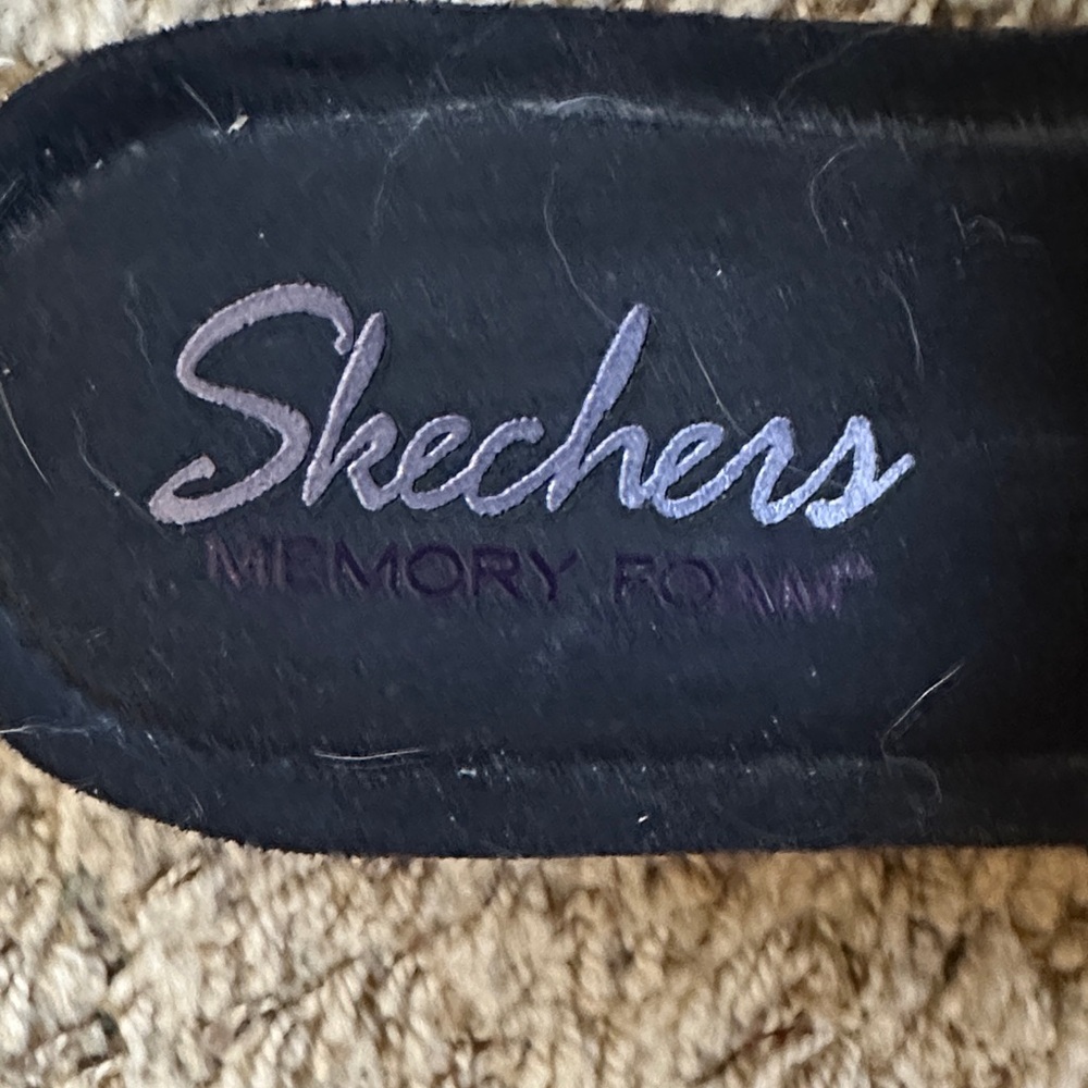 Skechers Women's Black Slide Sandals - Picture 5 of 6